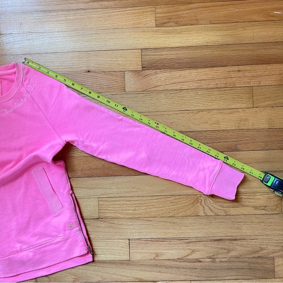 Lilly Pulitzer Luxletic Beach Comber Pullover Sweatshirt Coral Sands Pink - Picture 12 of 16